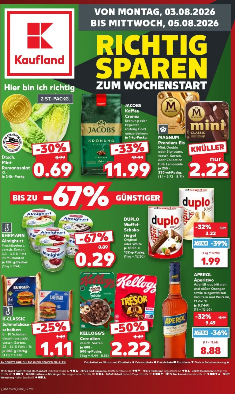 Kaufland DE folder vanaf 01/08/2026