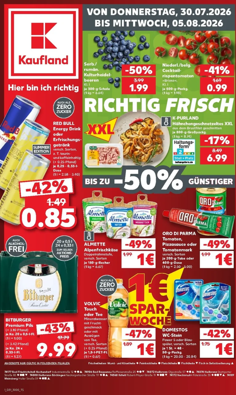 Kaufland DE folder vanaf 30/07/2026