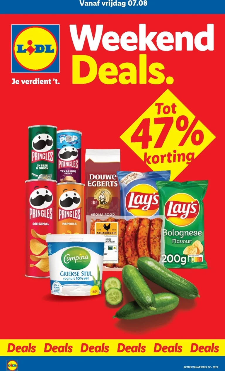 Lidl folder vanaf 07/08/2026