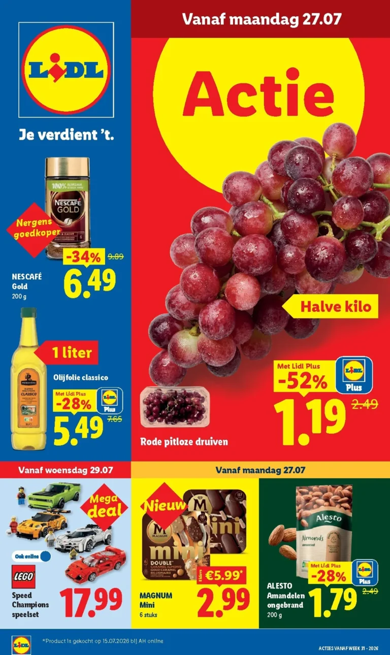 Lidl folder vanaf 27/07/2026