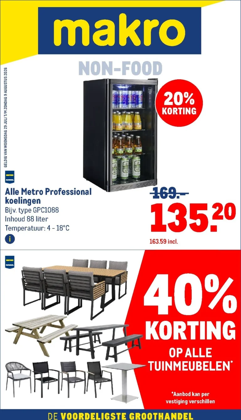 Makro folder vanaf 29/07/2026
