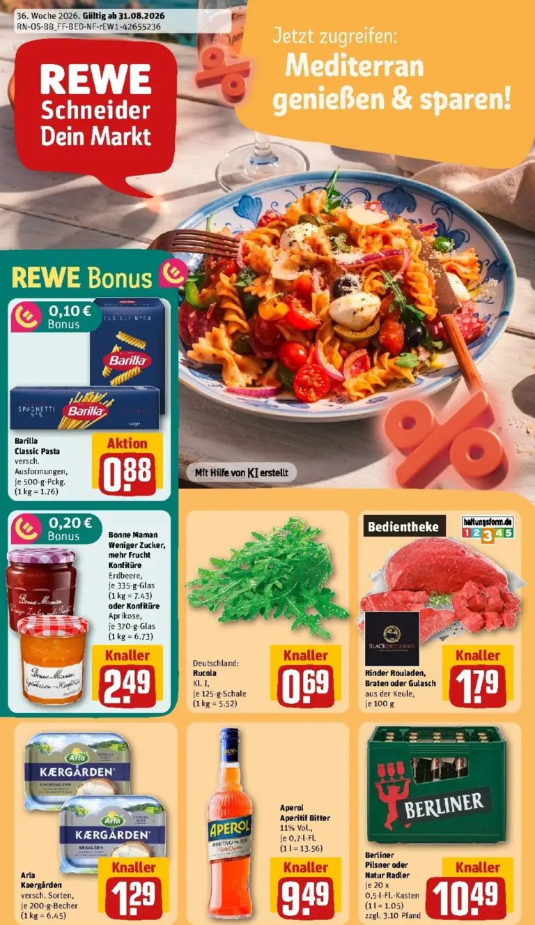 Rewe DE folder vanaf 31/08/2026