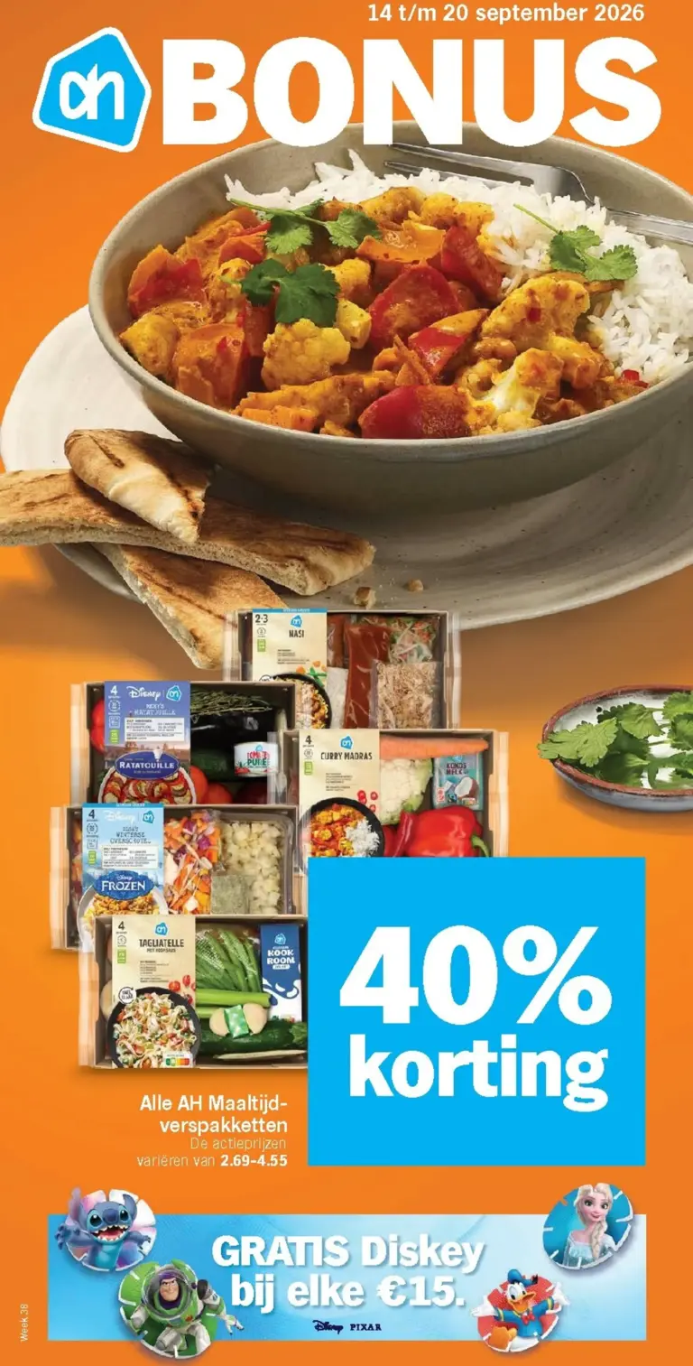 Albert Heijn folder vanaf 14/09/2026