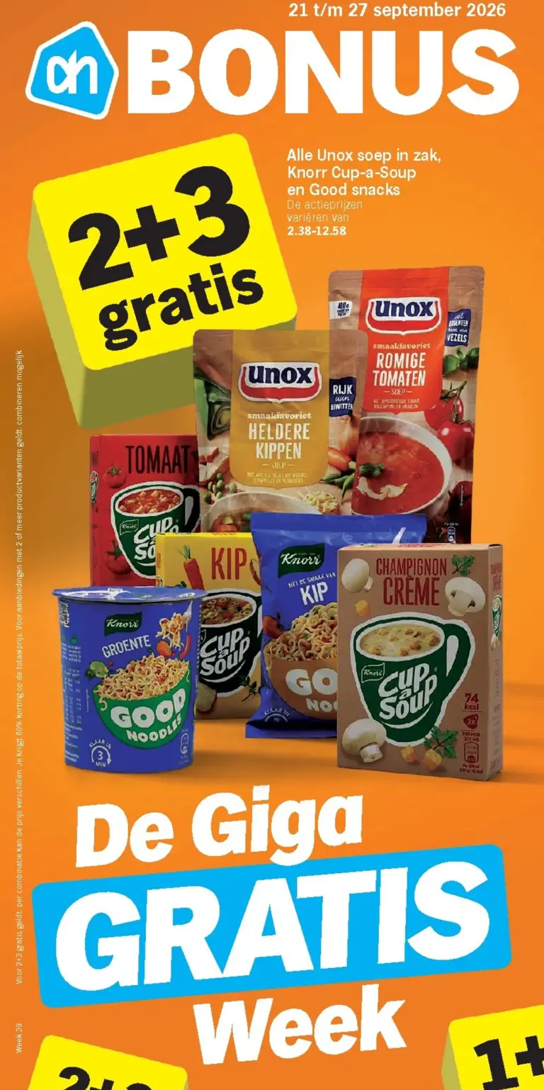Albert Heijn folder vanaf 21/09/2026