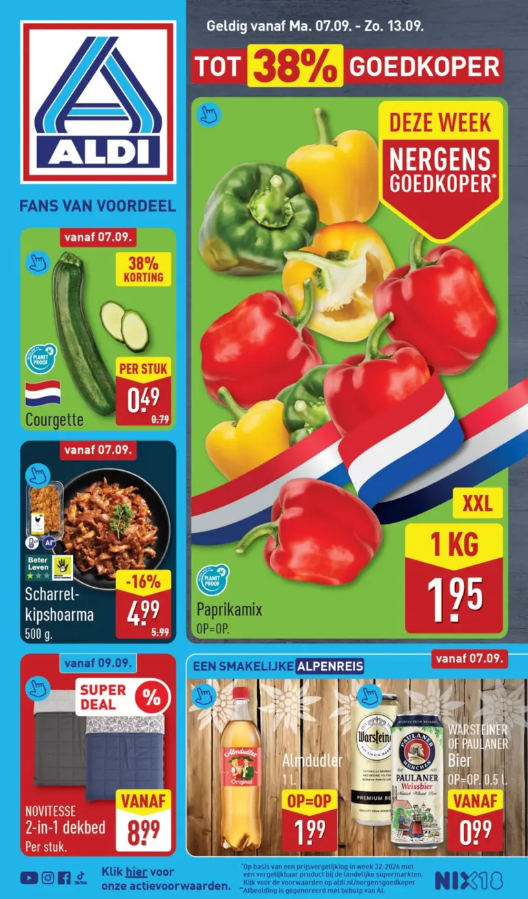 Aldi folder vanaf 07/09/2026