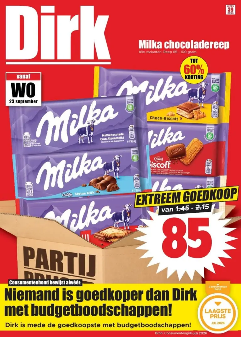 Dirk folder vanaf 23/09/2026
