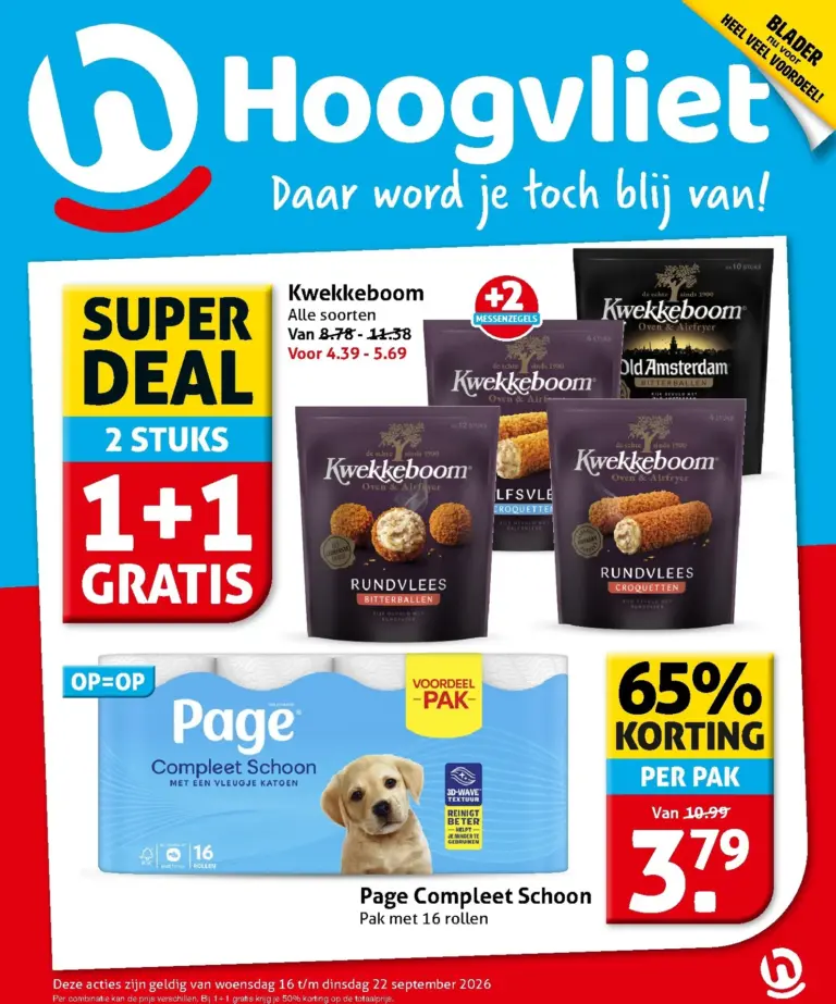 Hoogvliet folder vanaf 16/09/2026