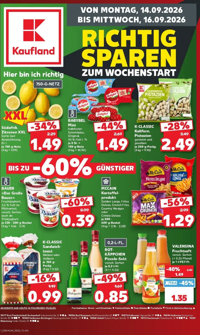 Kaufland DE folder vanaf 14/09/2026
