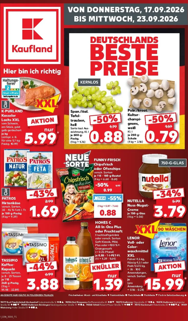 Kaufland DE folder vanaf 17/09/2026