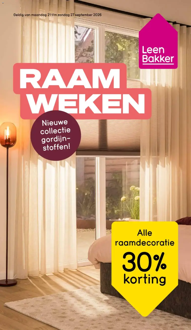 Leen Bakker folder vanaf 21/09/2026