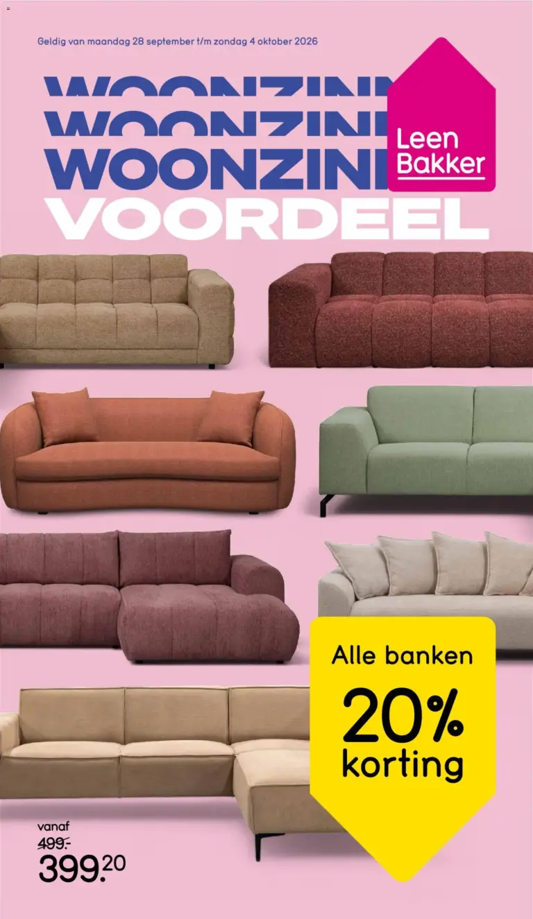 Leen Bakker folder vanaf 28/09/2026