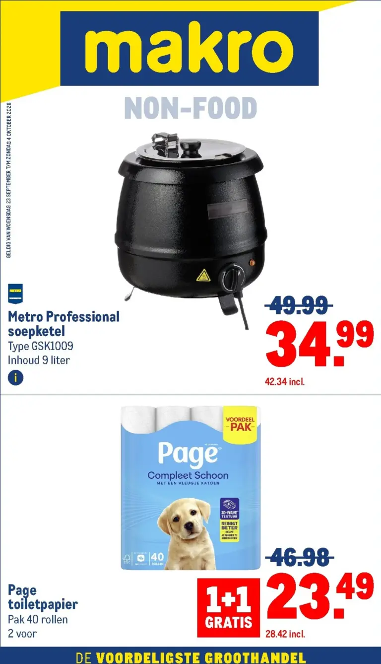 Makro folder vanaf 23/09/2026