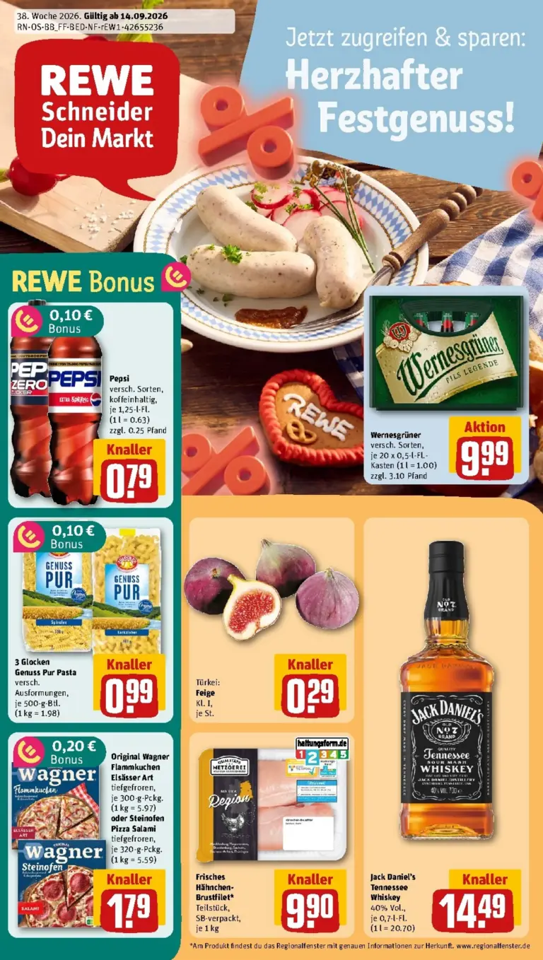 Rewe DE folder vanaf 14/09/2026