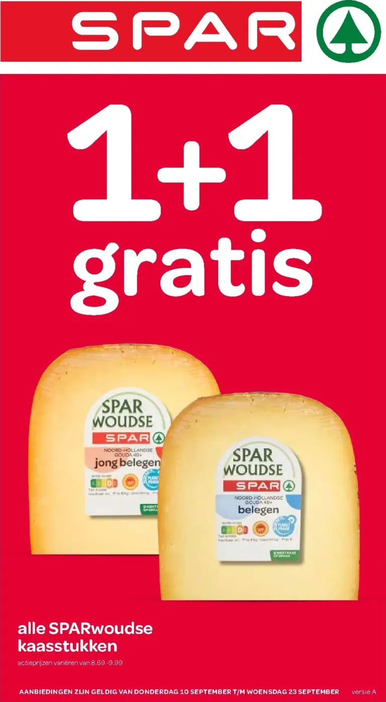 Spar folder vanaf 10/09/2026