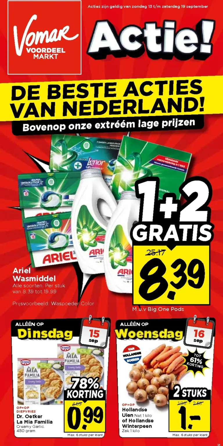 Vomar folder vanaf 13/09/2026