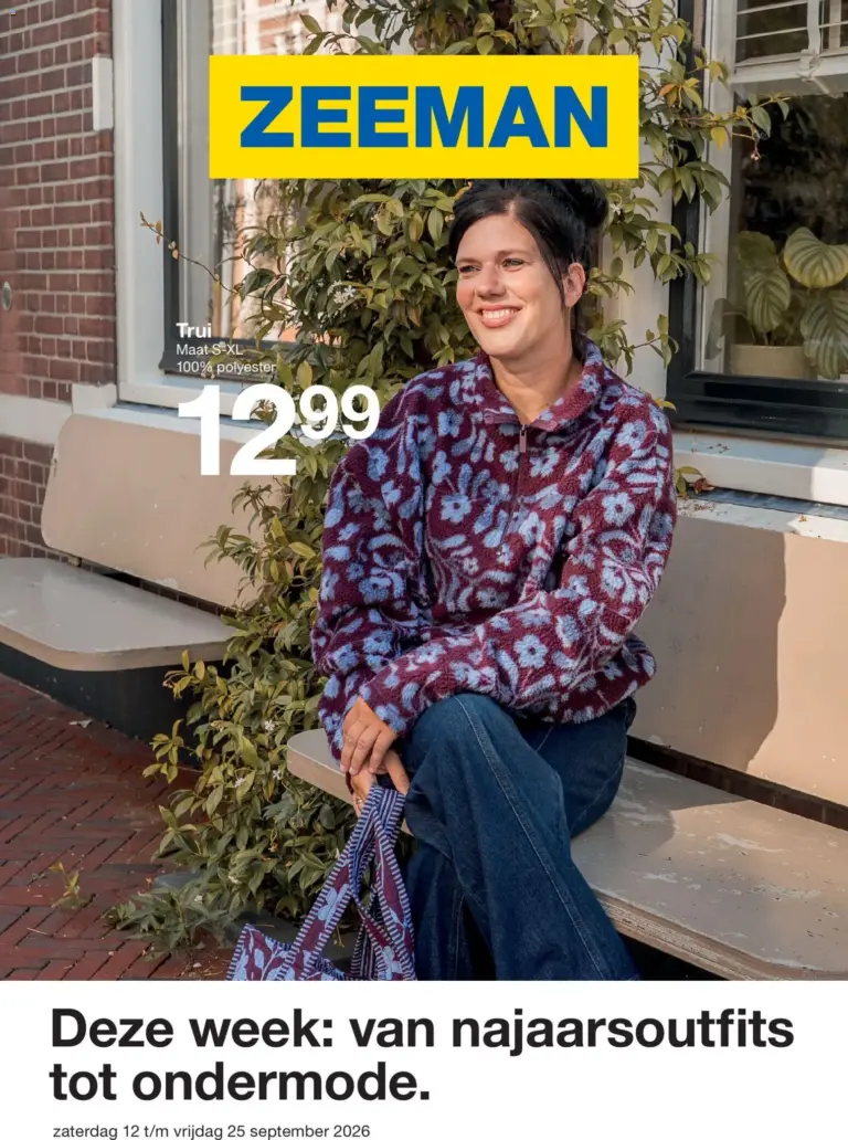 Zeeman folder vanaf 12/09/2026
