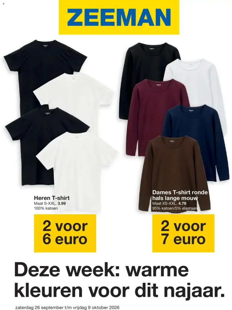 Zeeman folder vanaf 26/09/2026